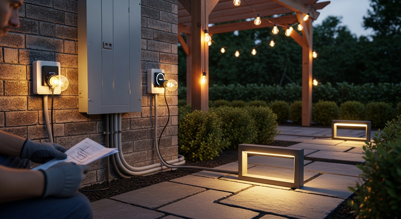 Integrating Outdoor Lighting with Other Electrical Upgrades