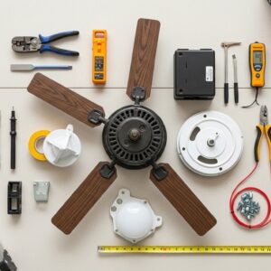 Tools and Materials Needed for Ceiling Fan Installation
